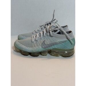 Nike Air VaporMax Ice Flash Womens Athletic Running Shoes Size 7.5 Blue Gray